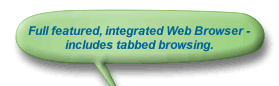 Tabbed Integrated Web Browser